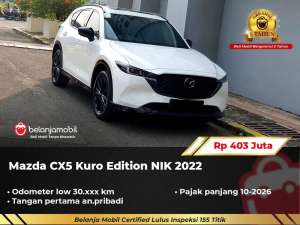 Jual bekas GARANSI 5THMazda CX5 CX 5 CX-5 Kuro Edition 20222023,lokasi di Tangerang Selatan Kota