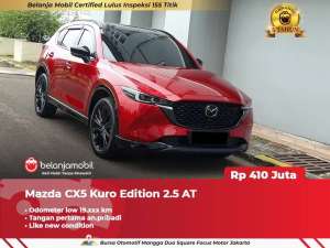 Jual bekas GARANSI 5THMazda CX5 CX-5 CX 5 Kuro Edition 2.5 AT 2022 2023,lokasi di Jakarta Timur