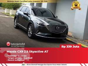 Jual bekas GARANSI 5THMazda CX9 CX-9 CX 9 2.5 Skyactive AT 2019 2020,lokasi di Jakarta Barat