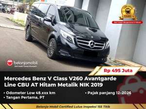 Jual bekas GARANSI 5THMercedes Benz Mercy V Class V260 V 260 AVG 20192020,lokasi di Jakarta Barat