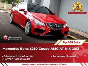 Jual bekas GARANSI 5THMercedes Benz Mercy E250 E 250 Coupe AMG AT 2013 2014,lokasi di Jakarta Timur