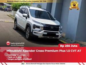 Jual bekas GARANSI 5THMitsubishi Xpander Cross Premium Plus 1.5 AT 20232024,lokasi di Jakarta Selatan