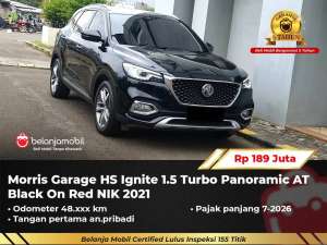 Jual bekas GARANSI 5THMorris Garage MG HS Ignite 1.5 Turbo AT 20212022,lokasi di Jakarta Barat