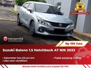 Jual bekas GARANSI 5THSuzuki Baleno 1.5 Hatchback HB AT 20232024,lokasi di Bekasi Kota