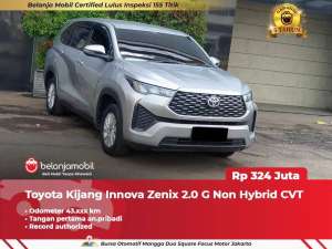 Jual bekas GARANSI 5THToyota Zenix 2.0 G Non Hybrid CVT Bensin AT 20242025,lokasi di  ,Jakarta Selatan