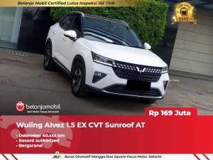 Jual bekas GARANSI 5THWuling Alvez 1.5 EX CVT Sunroof AT 2023 2024,lokasi di Depok Kota