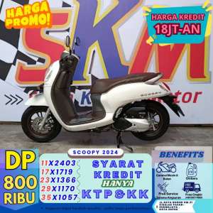 Jual bekas gebyar potngn DP 300 lngsng Scoopy 2024 cash credt,lokasi di  ,Jakarta Selatan