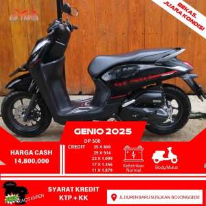 Jual bekas GENIO CBS 2025 CASH TERMURAH CREDIT DP 500 RB ANGSURAN TERMURAH,lokasi di  ,Jakarta Timur