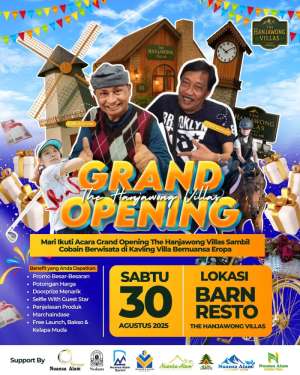 Hadirilah Gren opening di the hanjawong villas lokasi di Bogor Kab., tersedia melalui melalui situs Olx