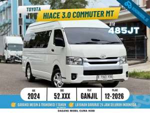 Jual bekas HIACE 3.0 COMMUTER MT 2024 SIAP LANGSUNG PAKAI USAHA,lokasi di Jakarta Timur