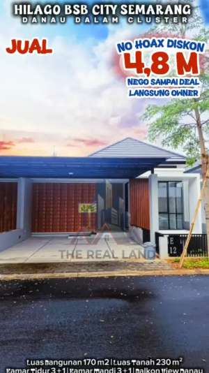 HILAGO VIEW DANAU BSB SEMARANG BLOK E12 ARIA lokasi di HILAGO VIEW DANAU HILAGO BSB SEMARANG 0822.5757.2900, tersedia melalui melalui situs Olx