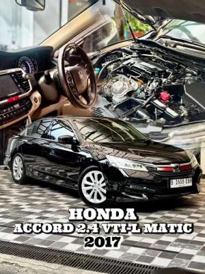 Jual bekas Honda Accord 2.4 VTIL AT Matic 2017 Hitam Siap Pakai,lokasi di Jakarta Timur