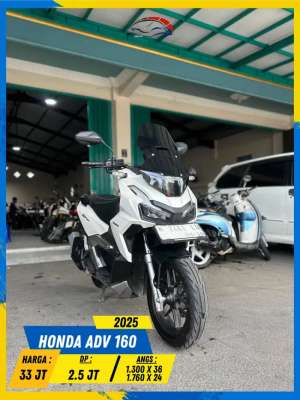 Jual bekas HONDA ADV 160 2025 LIKE NEW MASZEHH HIKMAH MOTOR KEPUH,lokasi di Malang Kota