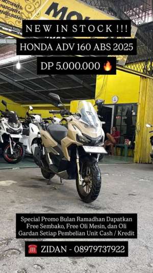Jual bekas HONDA ADV 160 ABS 2025 MULUS,lokasi di Jakarta Utara