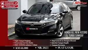 Jual bekas Honda All New Accord 1.5L Turbo SUNROOF NIK 2023,lokasi di Jakarta Pusat