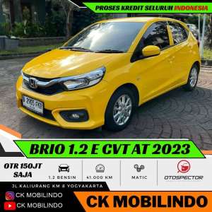 Jual bekas Honda All New Brio E CVT Matic 2023 FAVORIT Dp Minim Kredit Murah Agya,lokasi di Sleman Kab.
