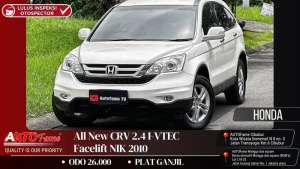 Jual bekas Honda All New CRV 2.4 I-VTEC Facelift NIK 2010 Pjk Pnjng 1Thn,lokasi di Jakarta Timur