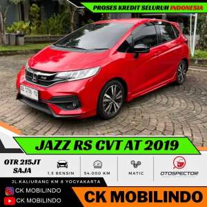 Jual bekas Honda All New Jazz RS CVT Matic 2019 Plat AB ISTIMEWA DP Minim Baleno,lokasi di Surakarta Kota