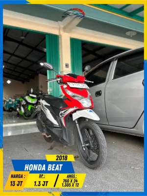 Jual bekas HONDA BEAT 2018 NEGO SAMPE DEAL HIKMAH MOTOR KEPUH,lokasi di Malang Kota