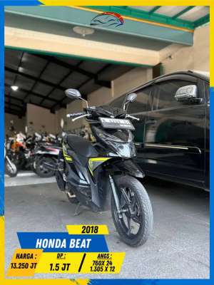 Jual bekas HONDA BEAT 2018 NEGO SAMPE DEAL HIKMAH MOTOR KEPUH,lokasi di Malang Kota