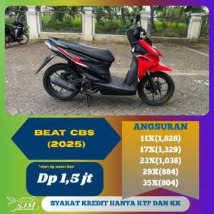 Jual bekas HONDA BEAT CBS 2025 CASHKREDIT,lokasi di  ,Jakarta Pusat