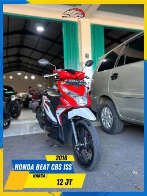 Jual bekas HONDA BEAT CBS ISS 2016 GASS LURR HIKMAH MOTOR KEPUH MALANG,lokasi di Malang Kota