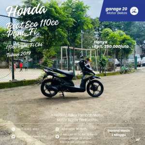 Jual bekas Honda Beat Eco 110cc PgmFi Tahun 2019,lokasi di Jakarta Timur