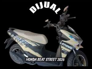Jual bekas Honda Beat Street 2026,lokasi di Sleman Kab.