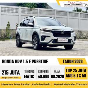 Jual bekas Honda BR-V Prestige at 2023,lokasi di Jakarta Barat