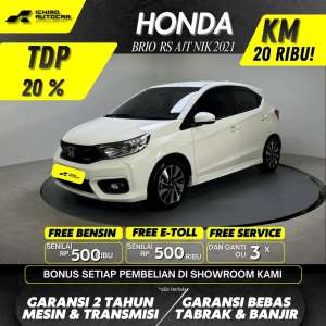 Jual bekas HONDA BRIO RS 1.2 AT 2021 LOW KM 20RB,lokasi di Jakarta Selatan