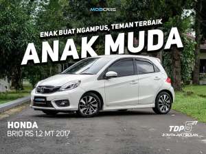 Jual bekas Honda Brio RS 2017Teman Terbaiknya Anak Muda,lokasi di Jakarta Timur