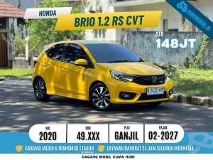 Jual bekas Honda Brio RS CVT 2020,lokasi di Tangerang Kota