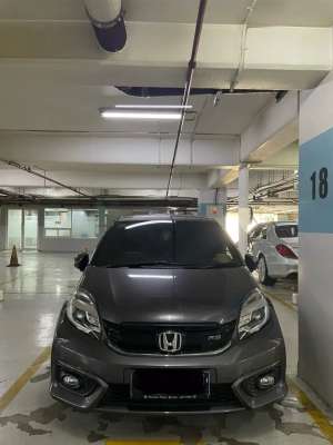 Jual bekas Honda Brio Rs Modern Steel 2017 KM 49rb Service Record,lokasi di Tangerang Kab.