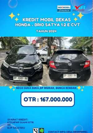 Jual bekas HONDA BRIO SATYA 1.2 E CVT,lokasi di Makassar Kota