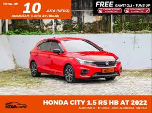 Jual bekas HONDA CITY RS HATCHBACK AT 2022,lokasi di Jakarta Barat