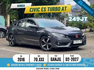Jual bekas Honda Civic 1.5 Es 2016 Bensin,lokasi di Tangerang Kota