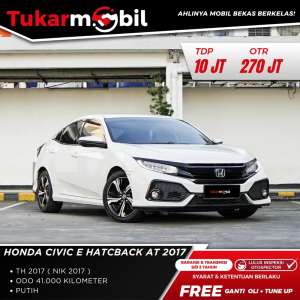 Jual bekas Honda Civic E HB At 2017 plat genap,lokasi di Jakarta Selatan