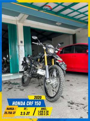 Jual bekas HONDA CRF 150 2020 BEKAS RASA BARU BOSSKU HIKMAH MOTOR KEPUH MALANG,lokasi di Malang Kota