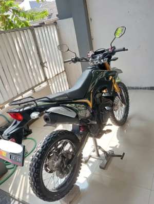 Jual bekas Honda CRF 150L Hijau Army Tangan Pertama,lokasi di Sidoarjo  Kab.