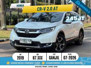 Jual bekas Honda CRV 2.0 Cvt 2019 Putih,lokasi di Bekasi Kota