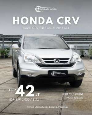 Jual bekas Honda CRV 2.0 Facelift 2011 AT,lokasi di Jakarta Barat