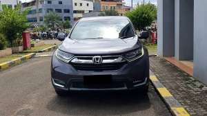 Jual bekas Honda CRV CR-V CR V 1.5 Turbo Prestige Abu 2018 Low KM Record Garansi,lokasi di Jakarta Barat
