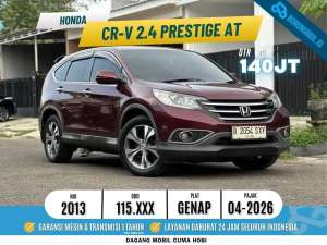 Jual bekas HONDA CRV PRESTIGE 2.4 AT 2013 MAROON ISTIMEWA,lokasi di Tangerang Kota