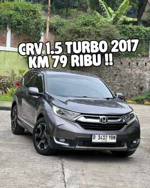 Jual bekas HONDA CRV TURBO 2017 LOW KM,lokasi di Bandung Kota