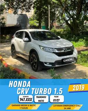 Jual bekas HONDA CRV TURBO NON PRESTIGE 2019 AT MATICGANJIL,lokasi di Jakarta Utara