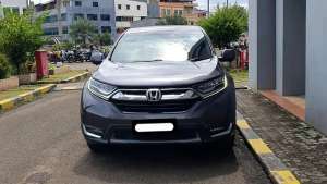 Jual bekas Honda crv turbo prestige sensing 2018 abu sunroof pajak panjang,lokasi di Jakarta Utara
