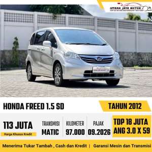 Jual bekas Honda Freed SD AT 2012,lokasi di Jakarta Barat