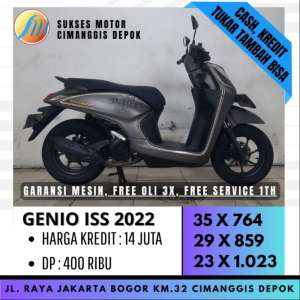 Jual bekas HONDA GENIO ISS 2022 TERMURAH DP 400 PROMO SUKSES MOTOR,lokasi di Depok Kota