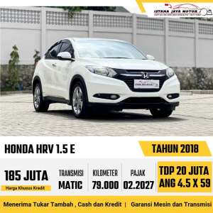 Jual bekas HONDA HRV 1.5 E 2018,lokasi di  ,Jakarta Selatan