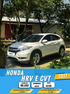 Jual bekas HONDA HRV E 2017 CVT MATIC GENAP,lokasi di  